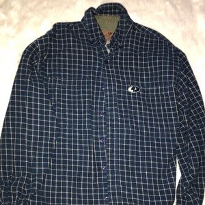 Mossy oak flannel button up